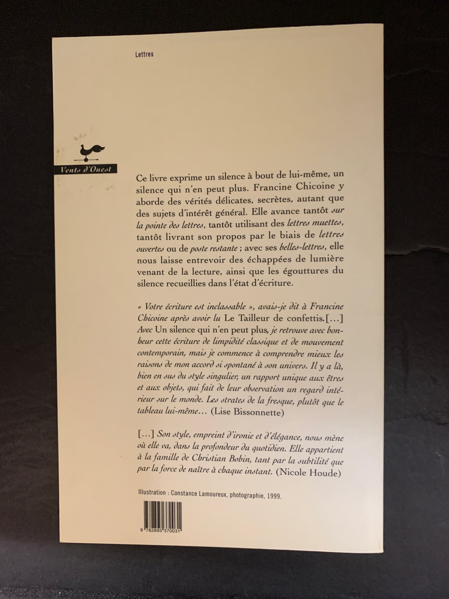 UN SILENCE QUI N'EN PEUT PLUS