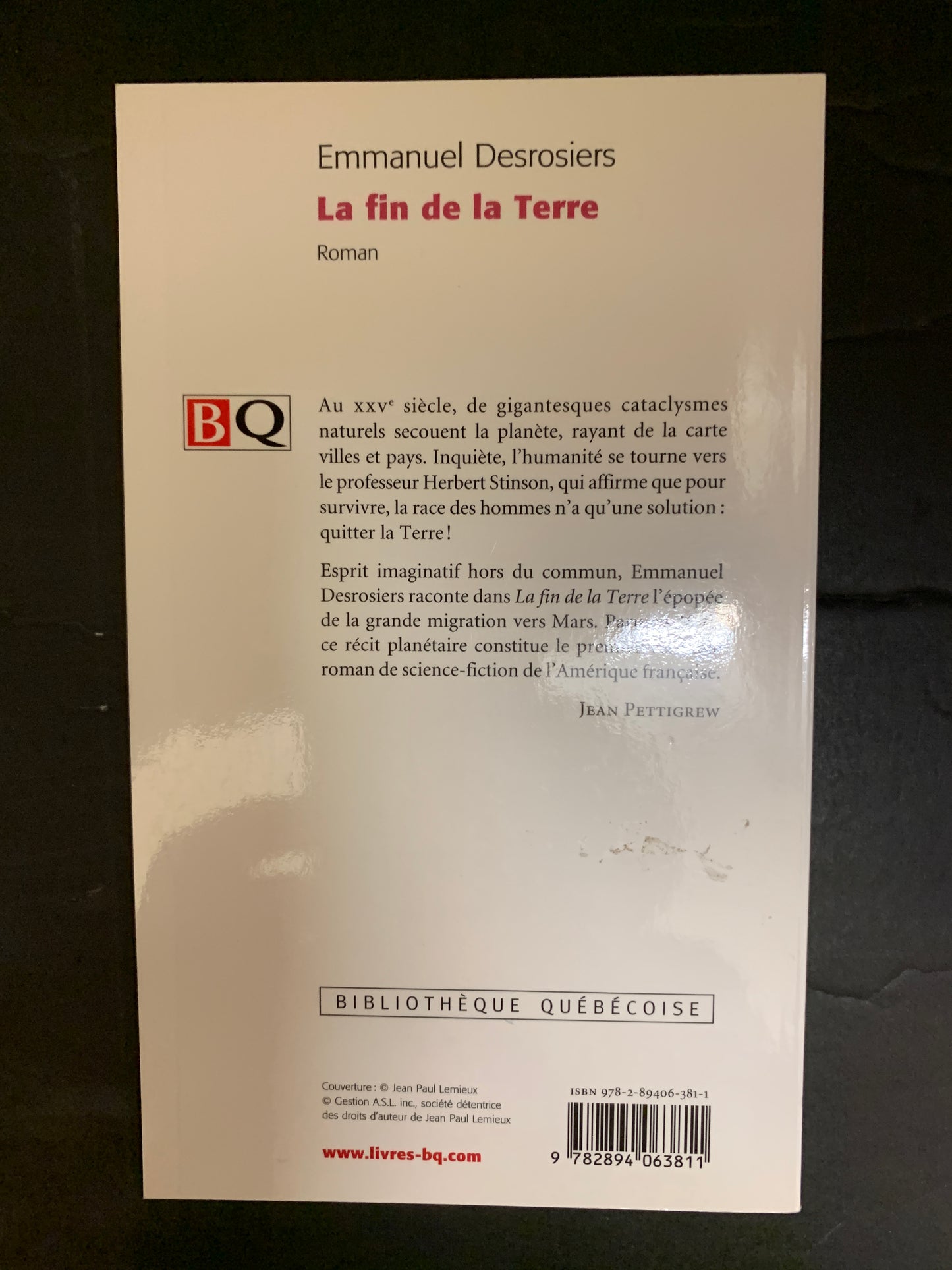 LA FIN DE LA TERRE