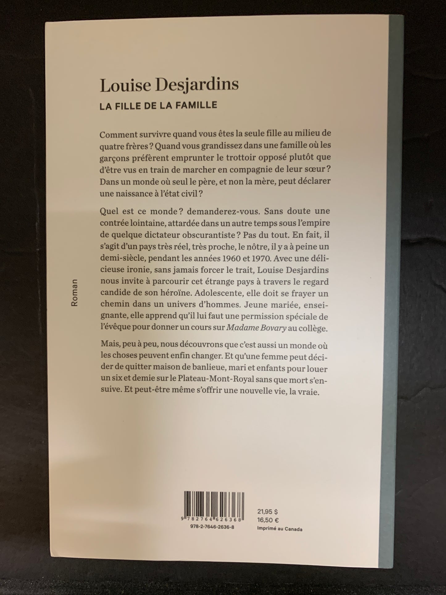 LA FILLE DE LA FAMILLE