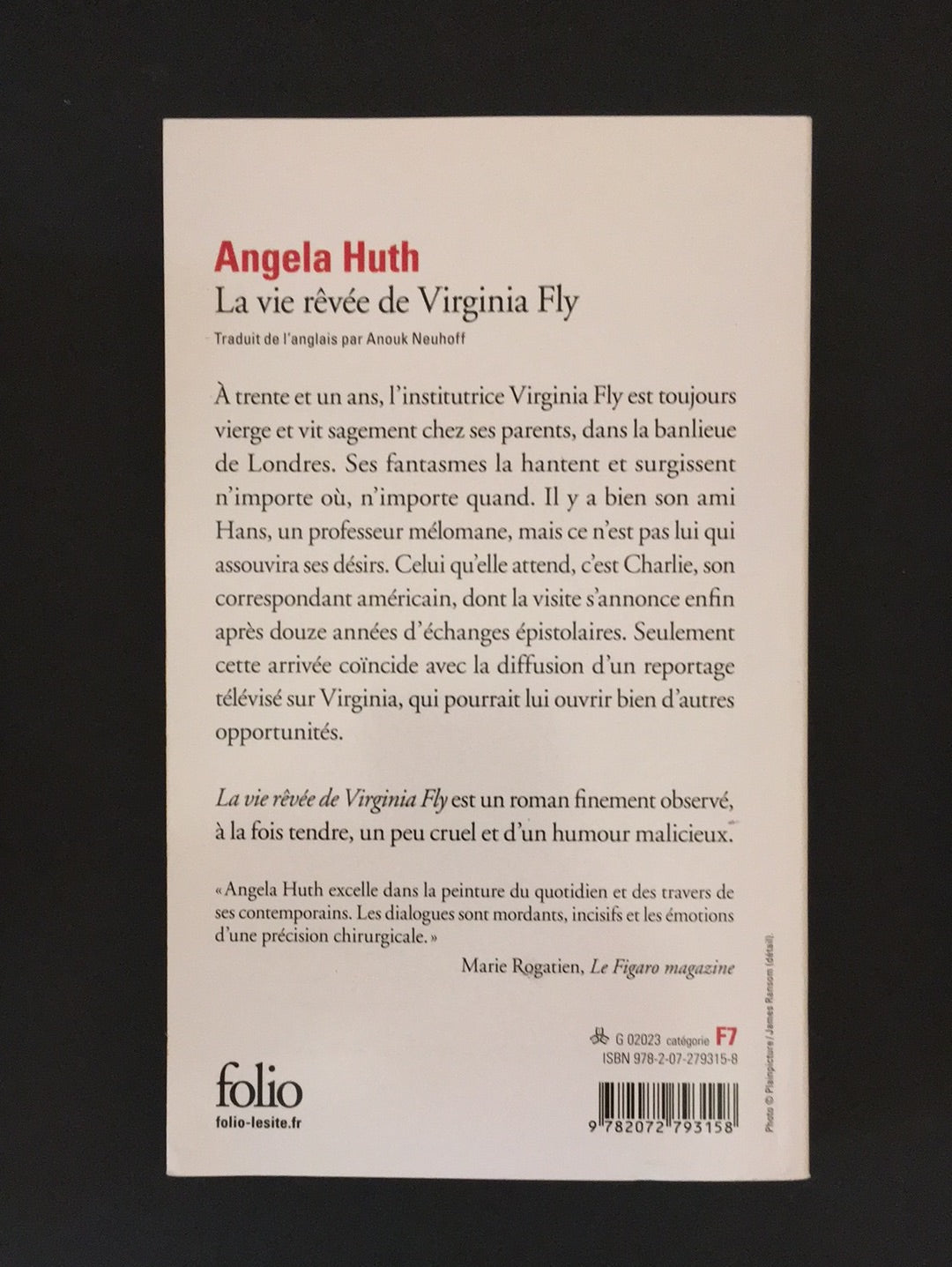 LA VIE RÊVÉE DE VIRGINIA FLY.