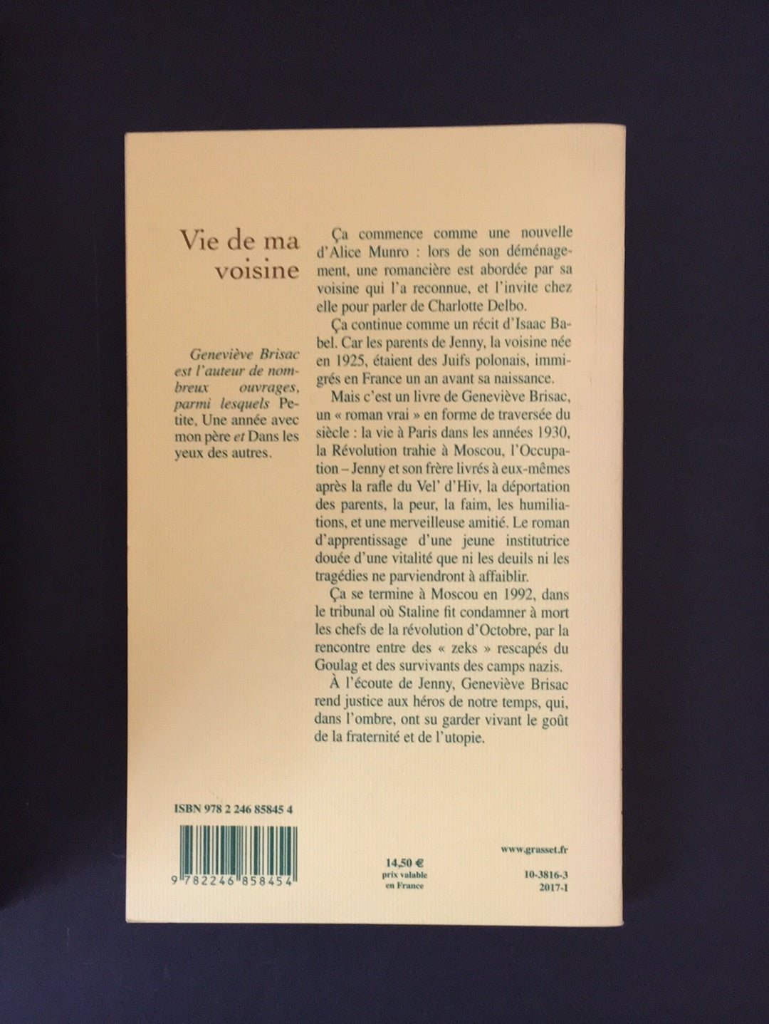 VIE DE MA VOISINE