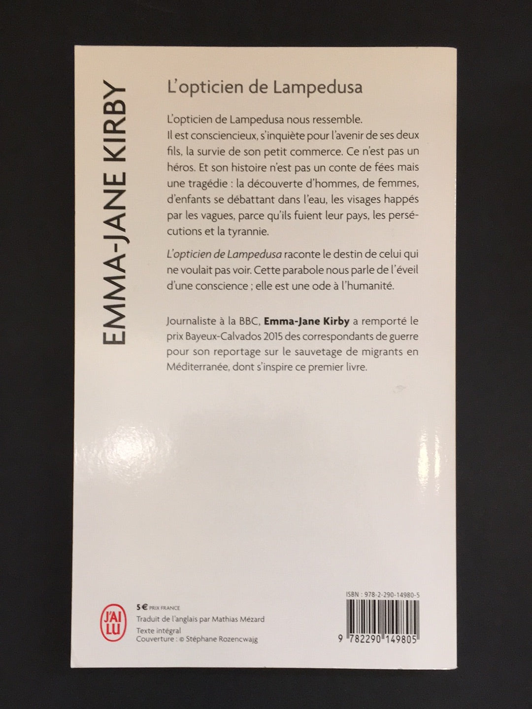 L'OPTICIEN DE LAMPEDUSA