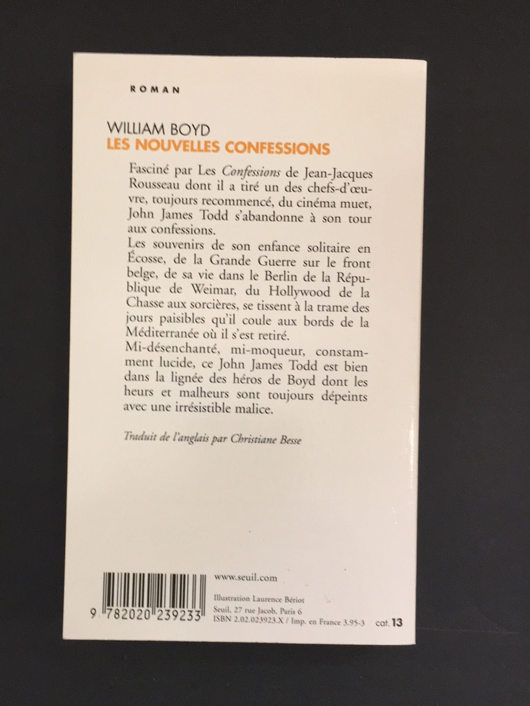 LES NOUVELLES CONFESSIONS