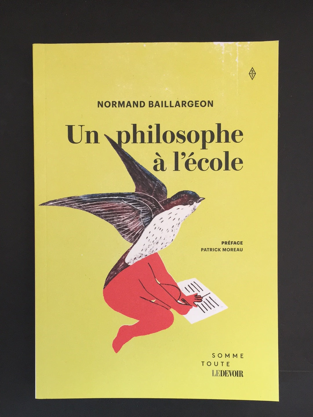 UN PHILOSOPHE À L'ÉCOLE
