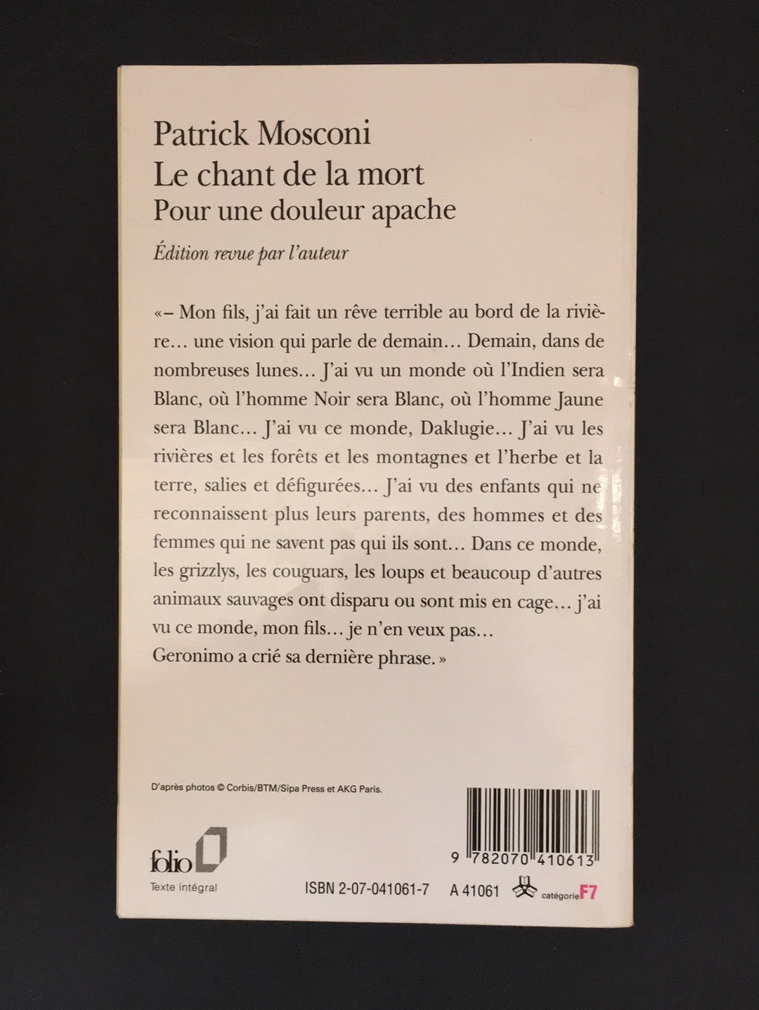 LE CHANT DE LA MORT.