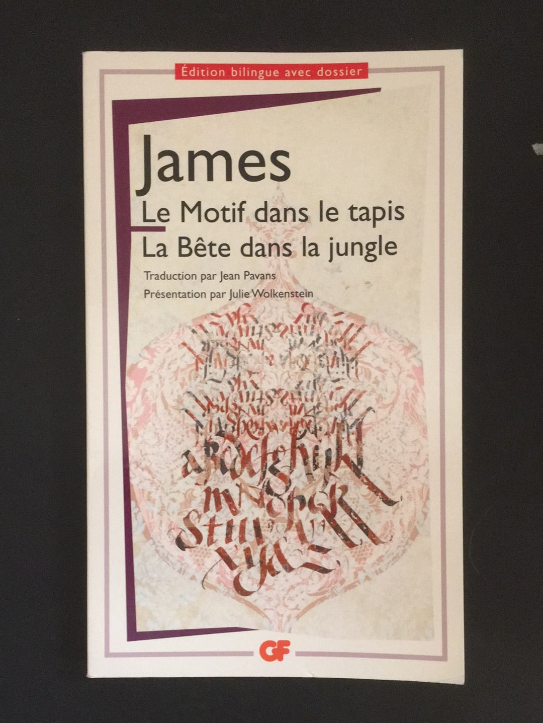 LE MOTIF DANS LE TAPIS / LA BÊTE DANS LA JUNGLE - BILINGUE