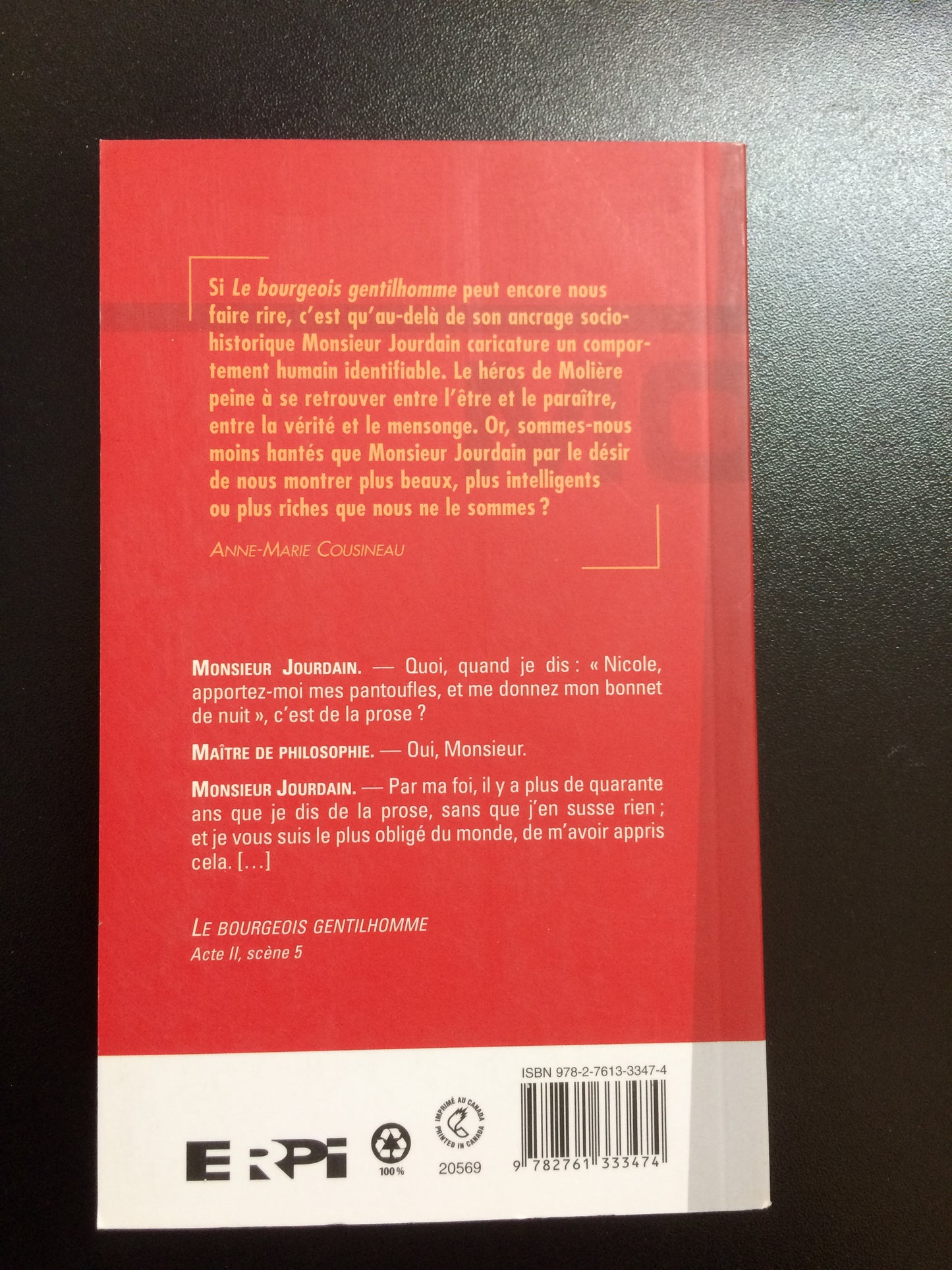 LE BOURGEOIS GENTILHOMME