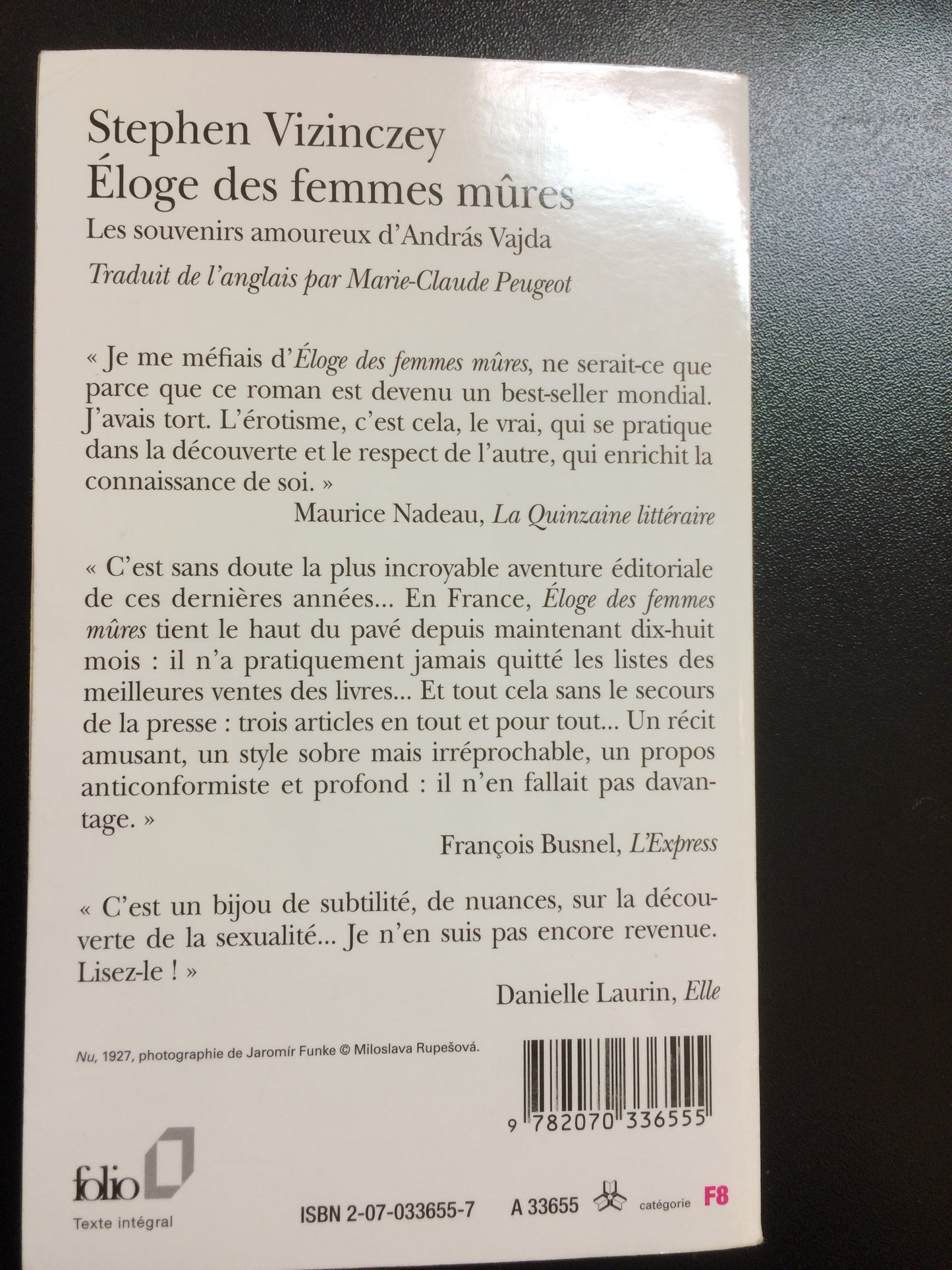 ÉLOGE DES FEMMES MÛRES