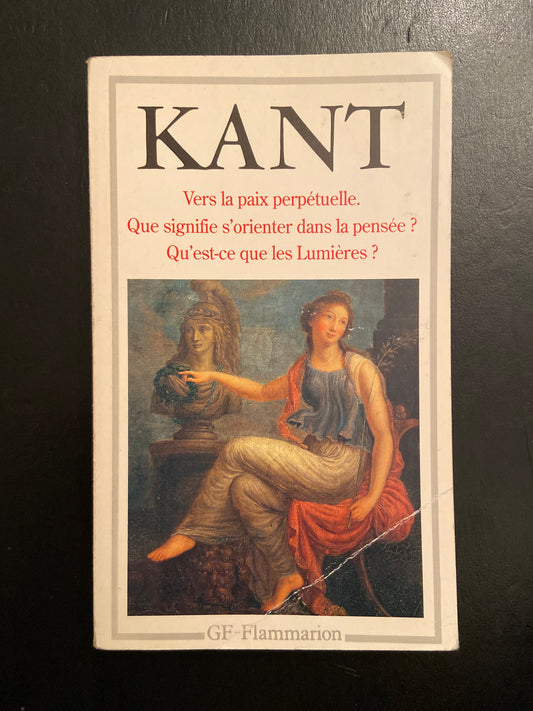VERS LA PAIX PERPÉTUELLE