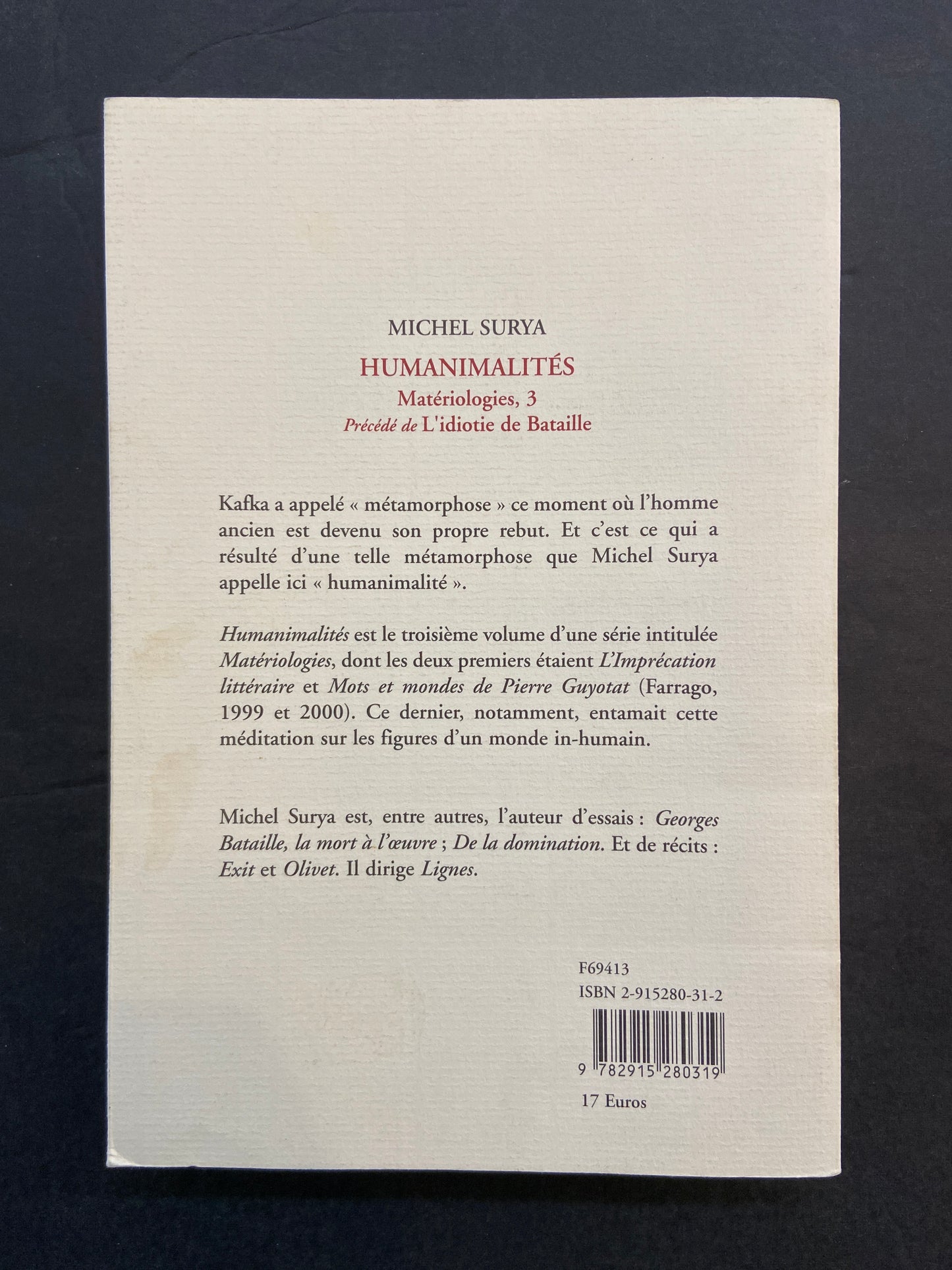 HUMANIMALITÉS