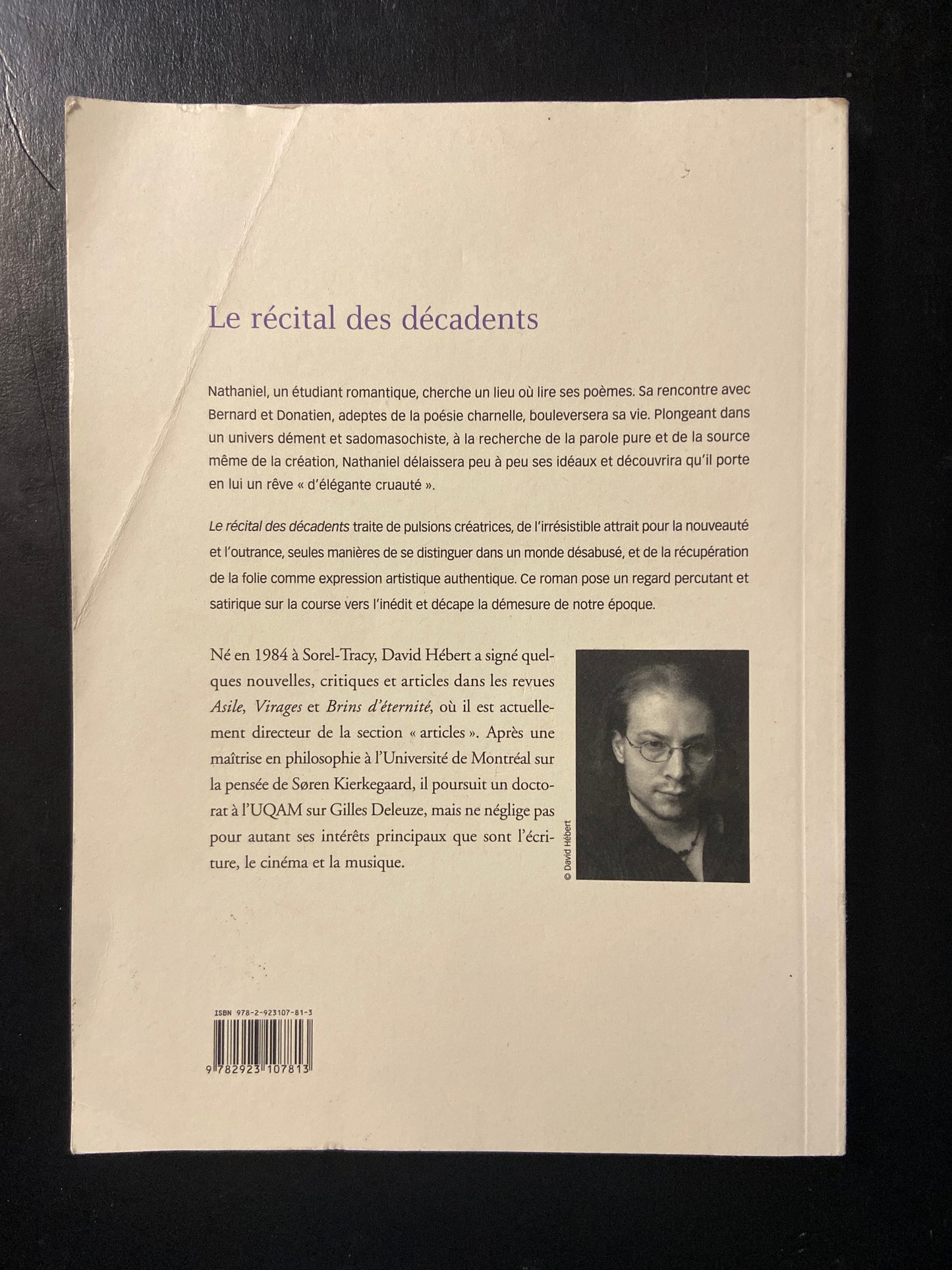 LE RÉCITAL DES DÉCADENTS
