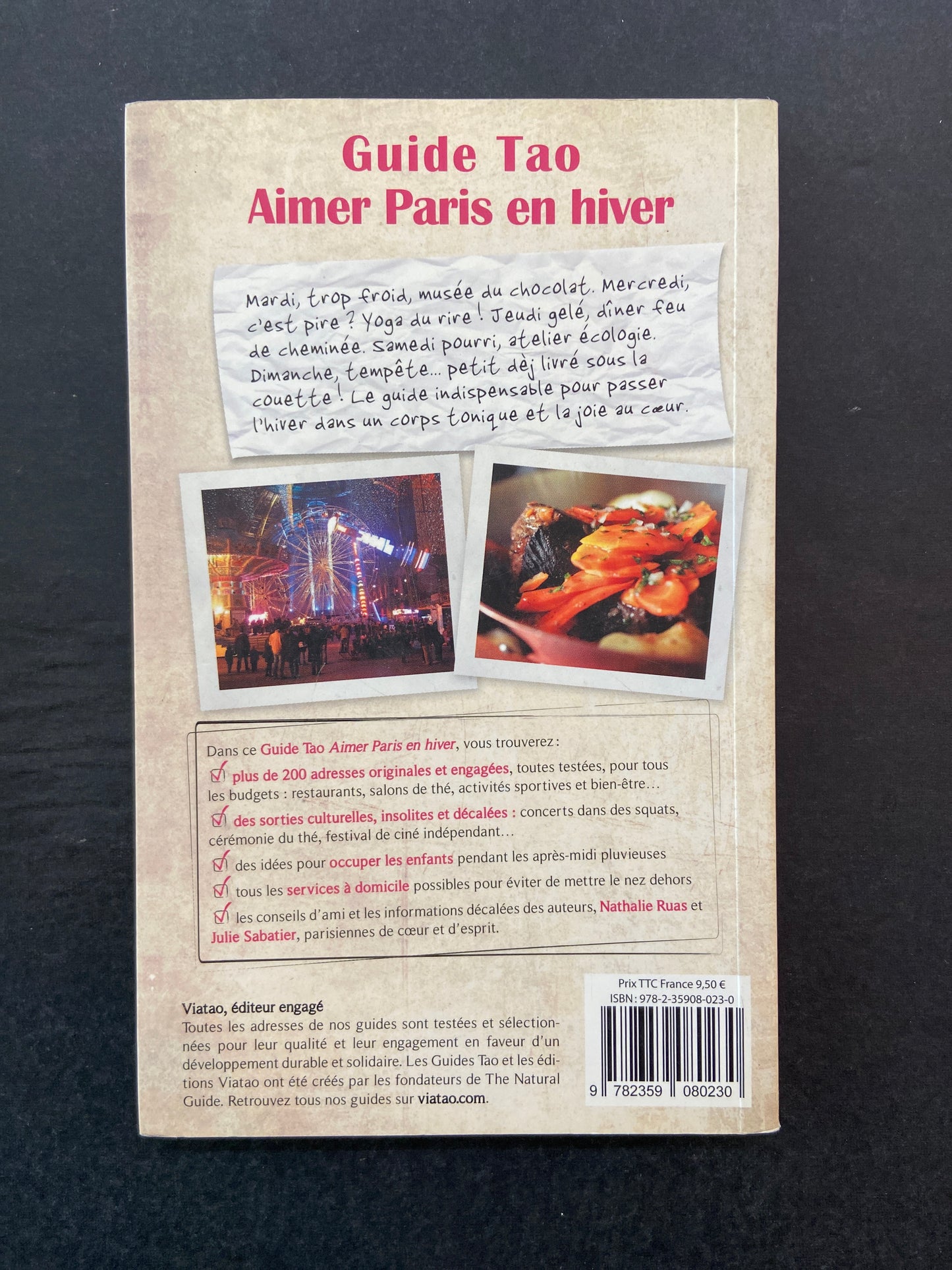 GUIDE TAO -  AIMER PARIS EN HIVER (2011)