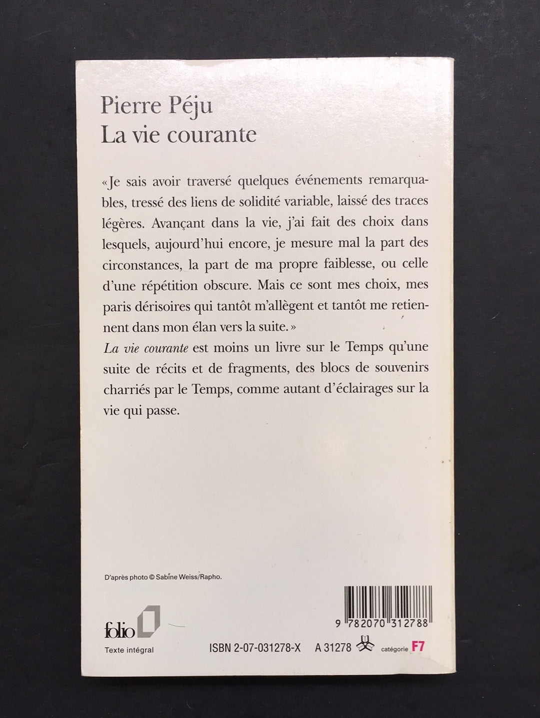 LA VIE COURANTE
