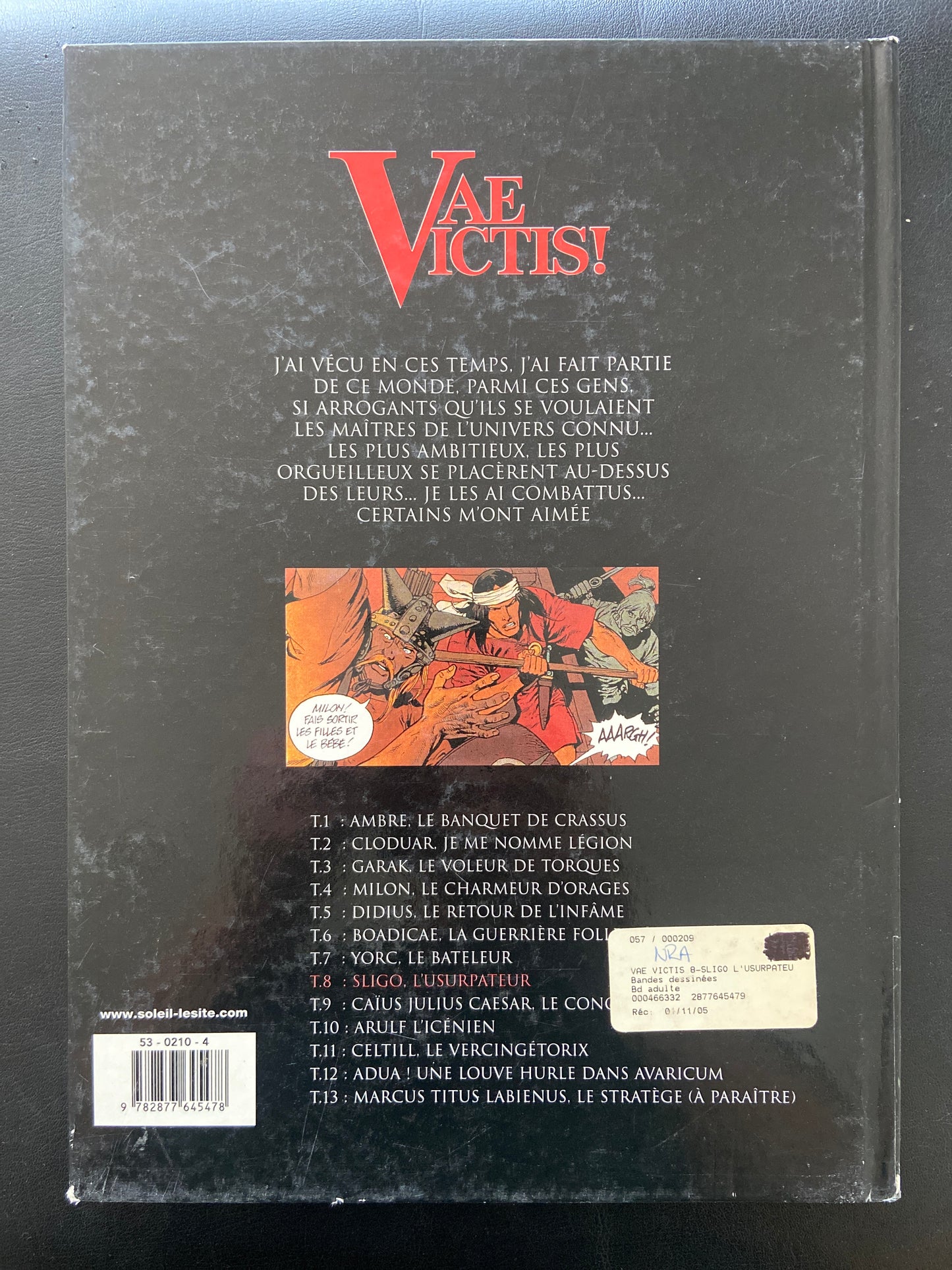 VAE VICTIS! - TOME 08 - SLIGO L'USURPATEUR
