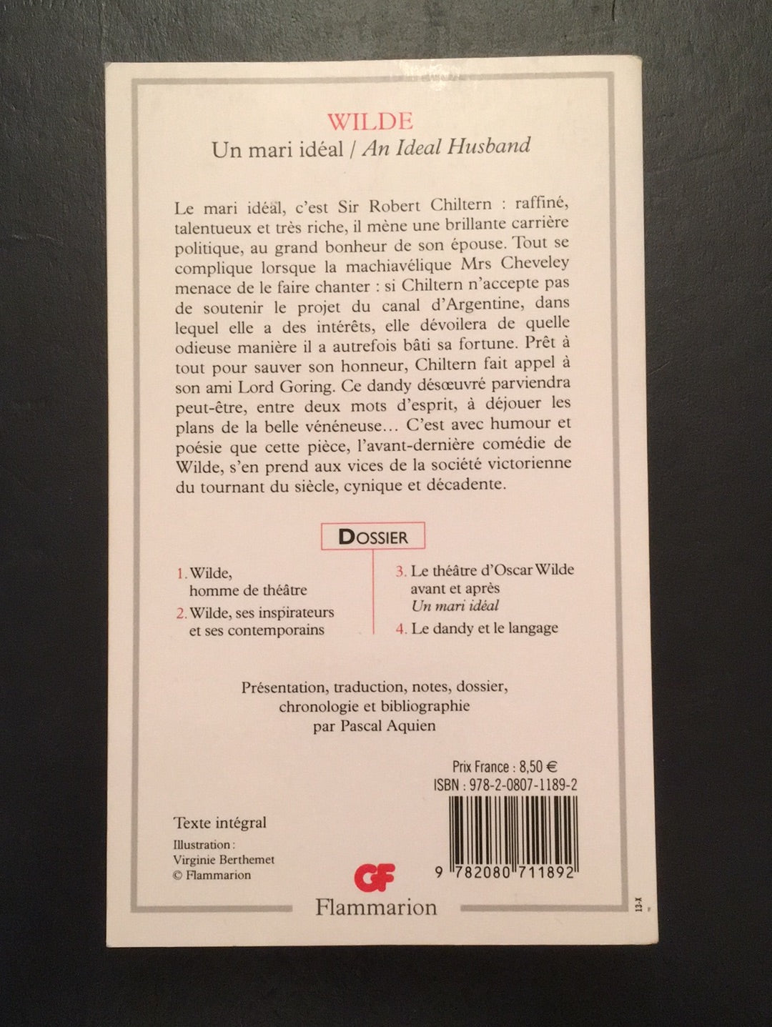 UN MARI IDÉAL - AN IDEAL HUSBAND (Éd. BILINGUE)