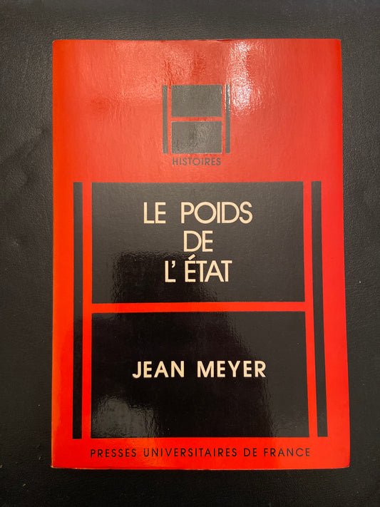 LE POIDS DE L'ÉTAT