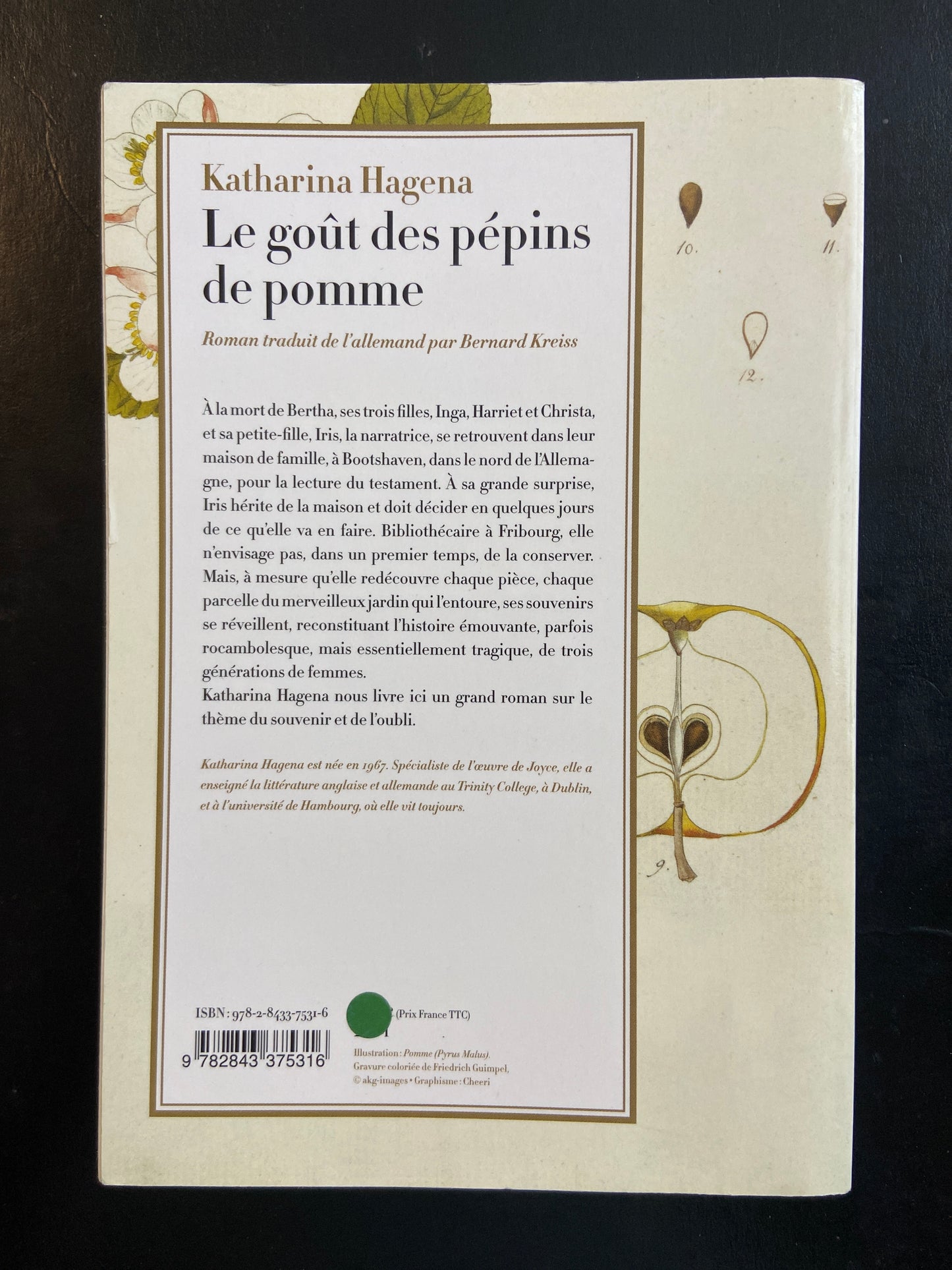 LE GOÛT DES PÉPINS DE POMME