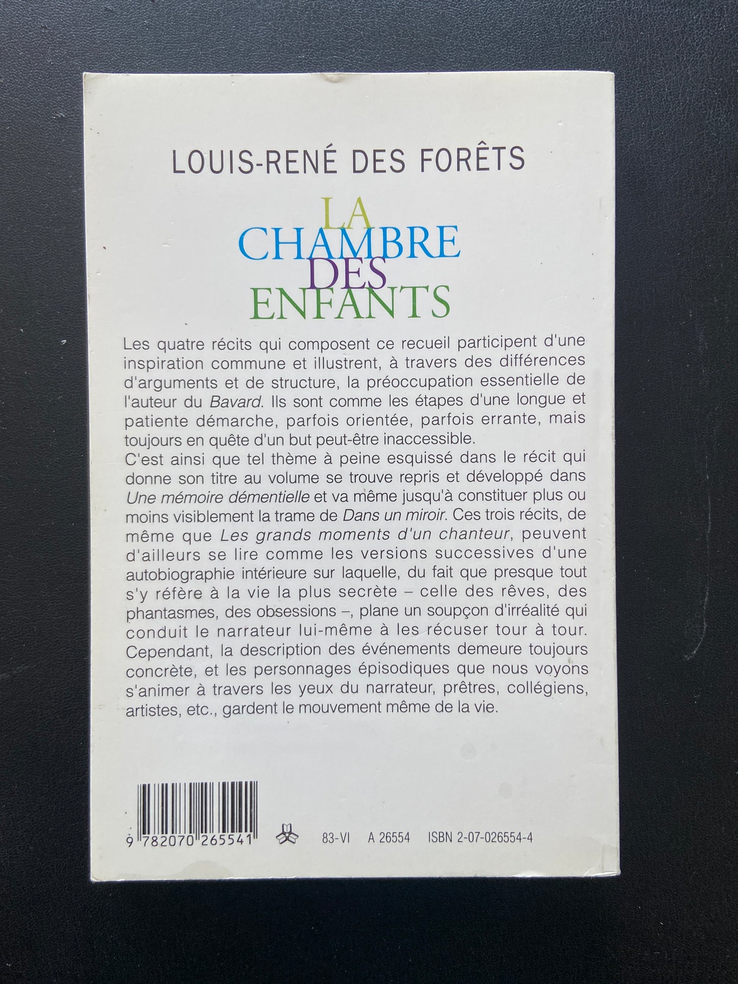 LA CHAMBRE DES ENFANTS