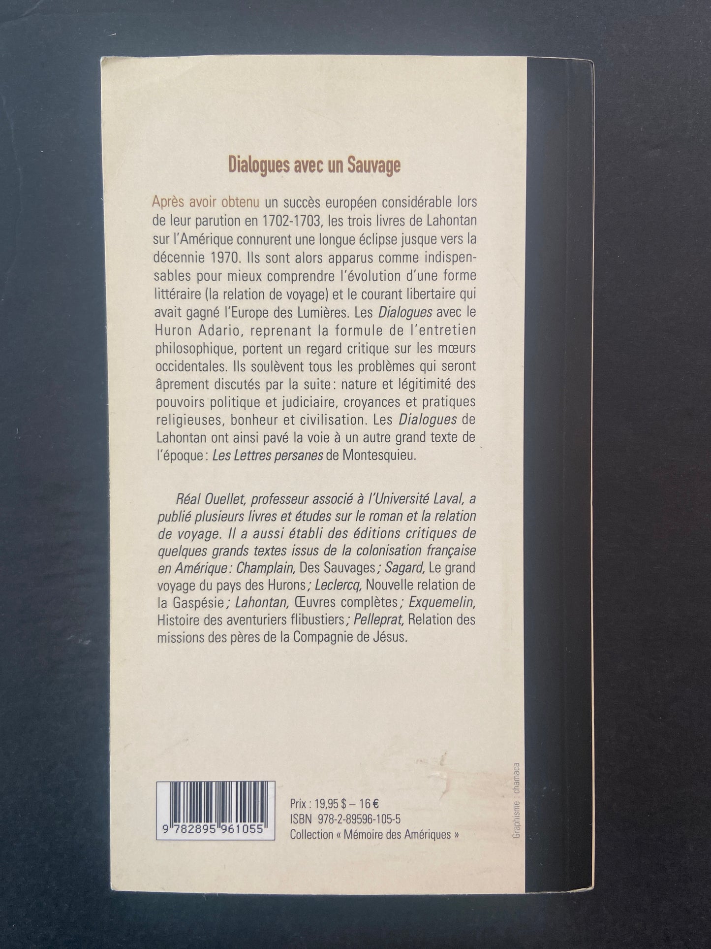 DIALOGUES AVEC UN SAUVAGE