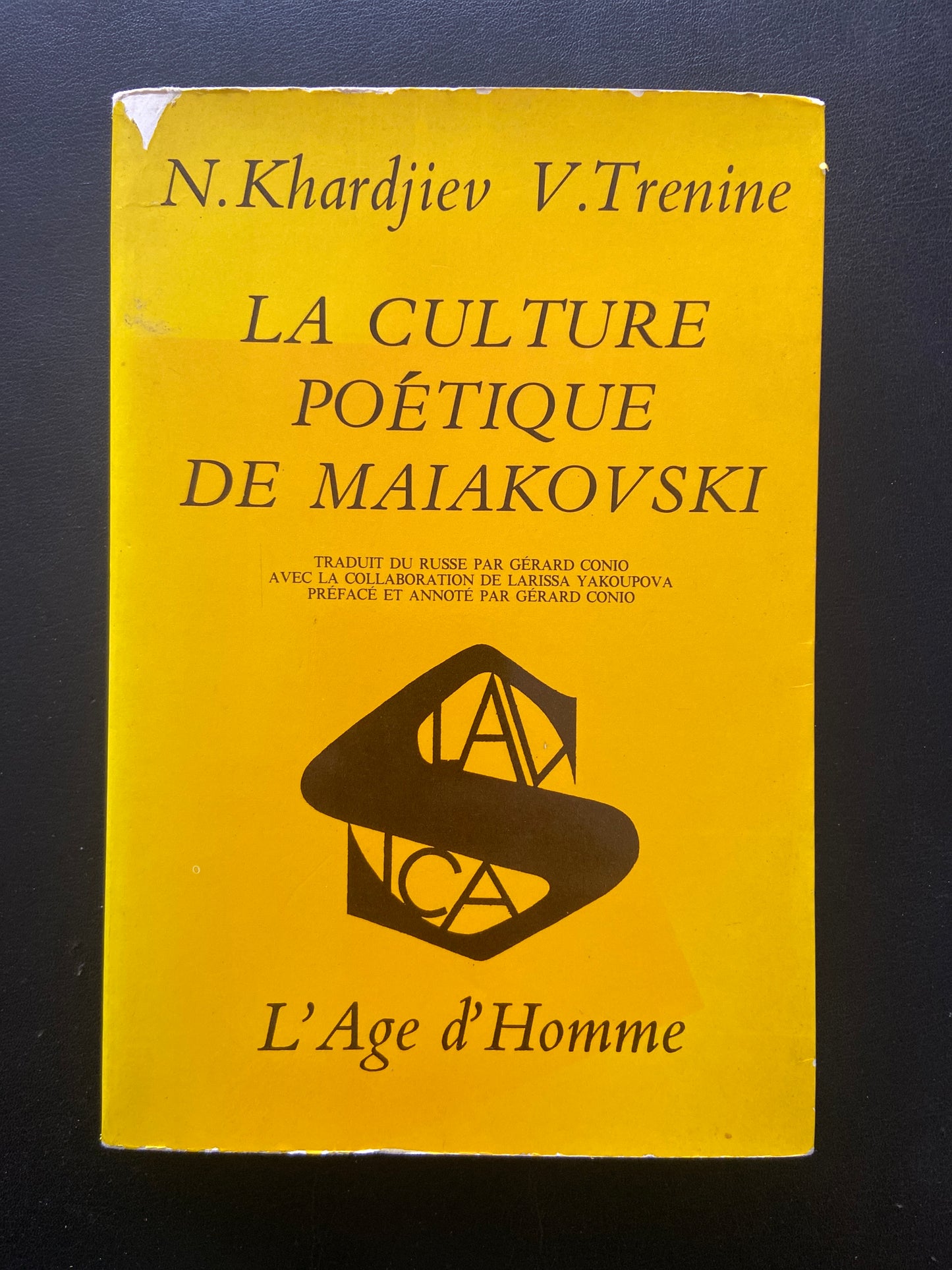 LA CULTURE POÉTIQUE DE MAIAKOVSKI