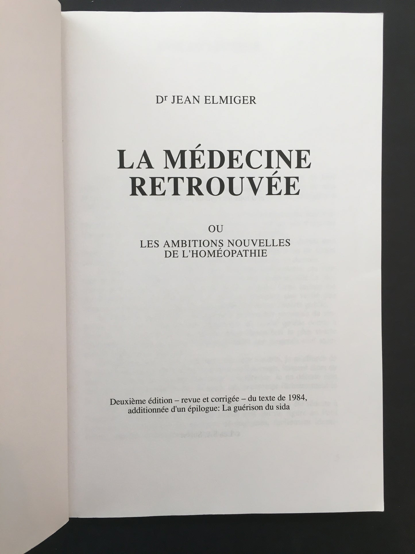 LA MÉDECINE RETROUVÉE