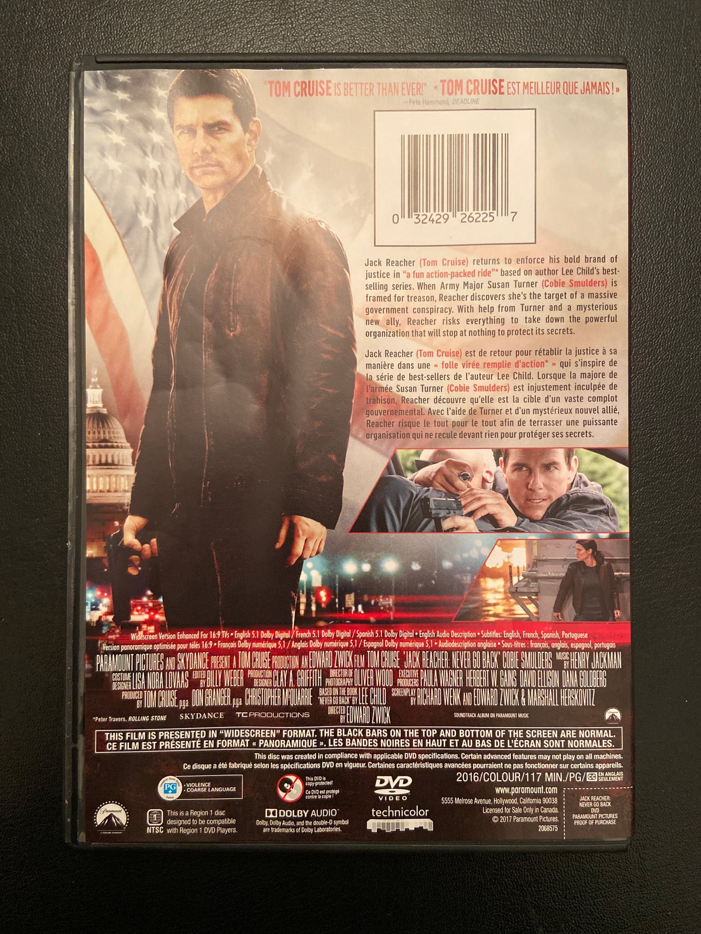 JACK REACHER - NEVER GO BACK