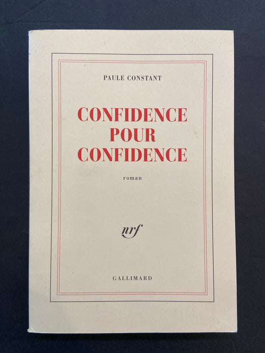 CONFIDENCE POUR CONFIDENCE
