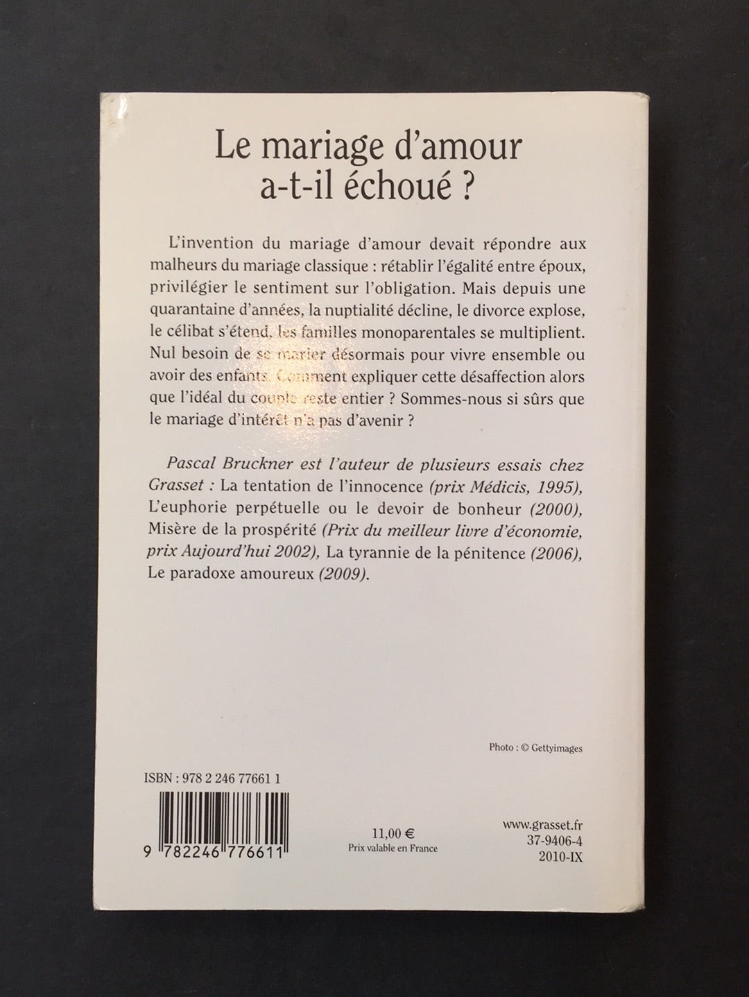 LE MARIAGE D'AMOUR A-T-IL ÉCHOUÉ?