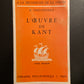 L'OEUVRE DE KANT - 2 TOMES