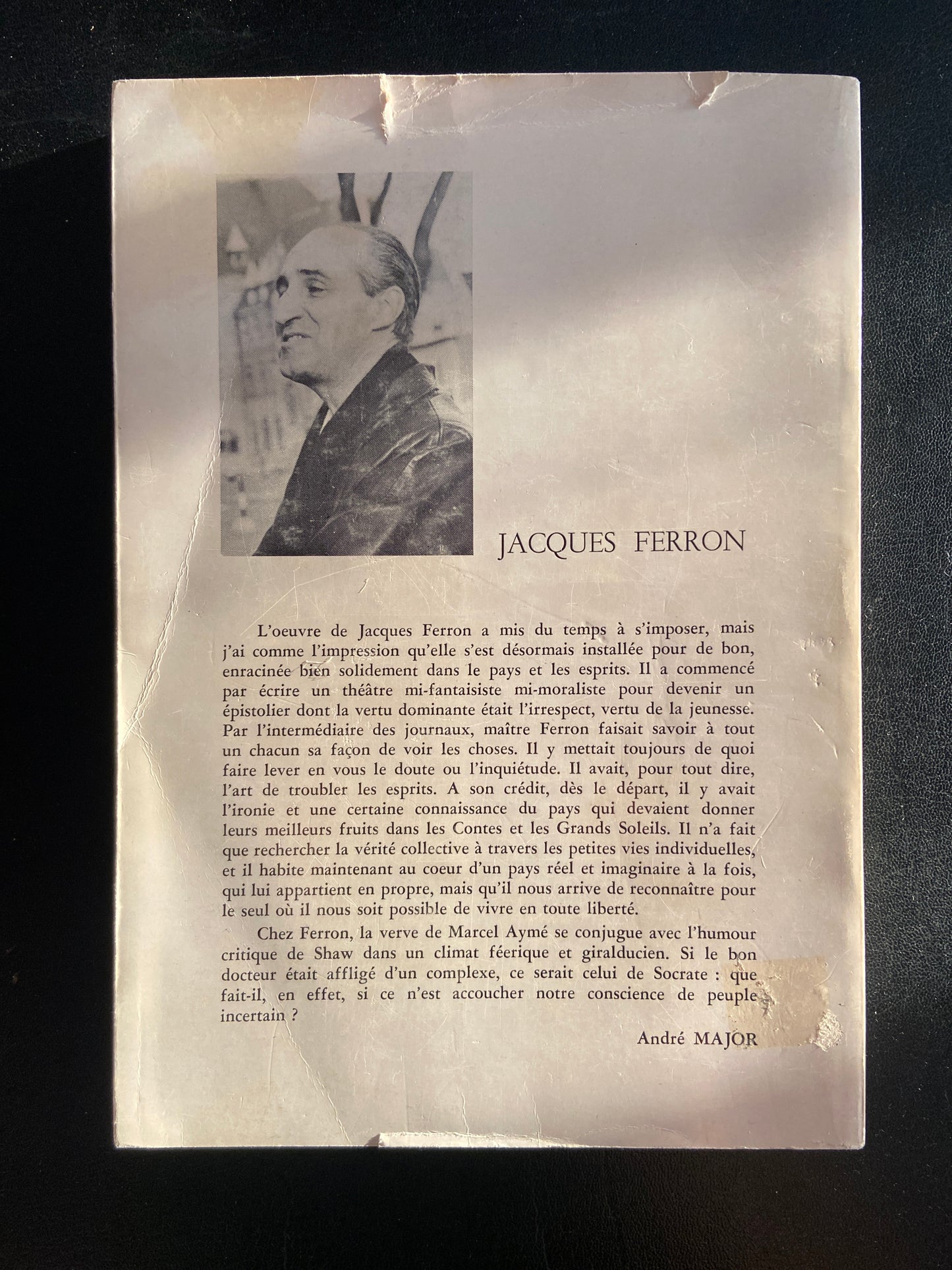 THÉÂTRE 1 - LES GRANDS SOLEILS - TANTE ÉLISE - LE DON JUAN CHRÉTIEN