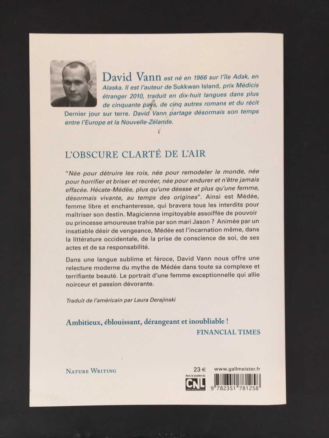 L'OBSCURE CLARTÉ DE L'AIR