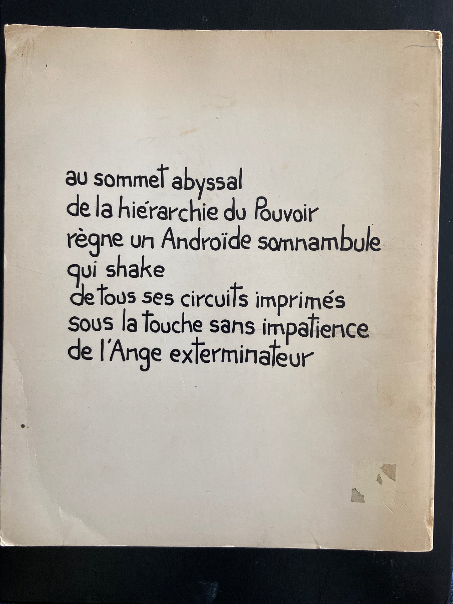EXTRÊME SURVIVANCE EXTRÊME POÉSIE
