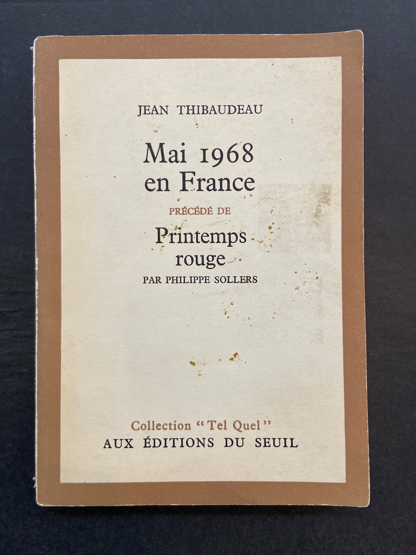 MAI 1968 EN FRANCE