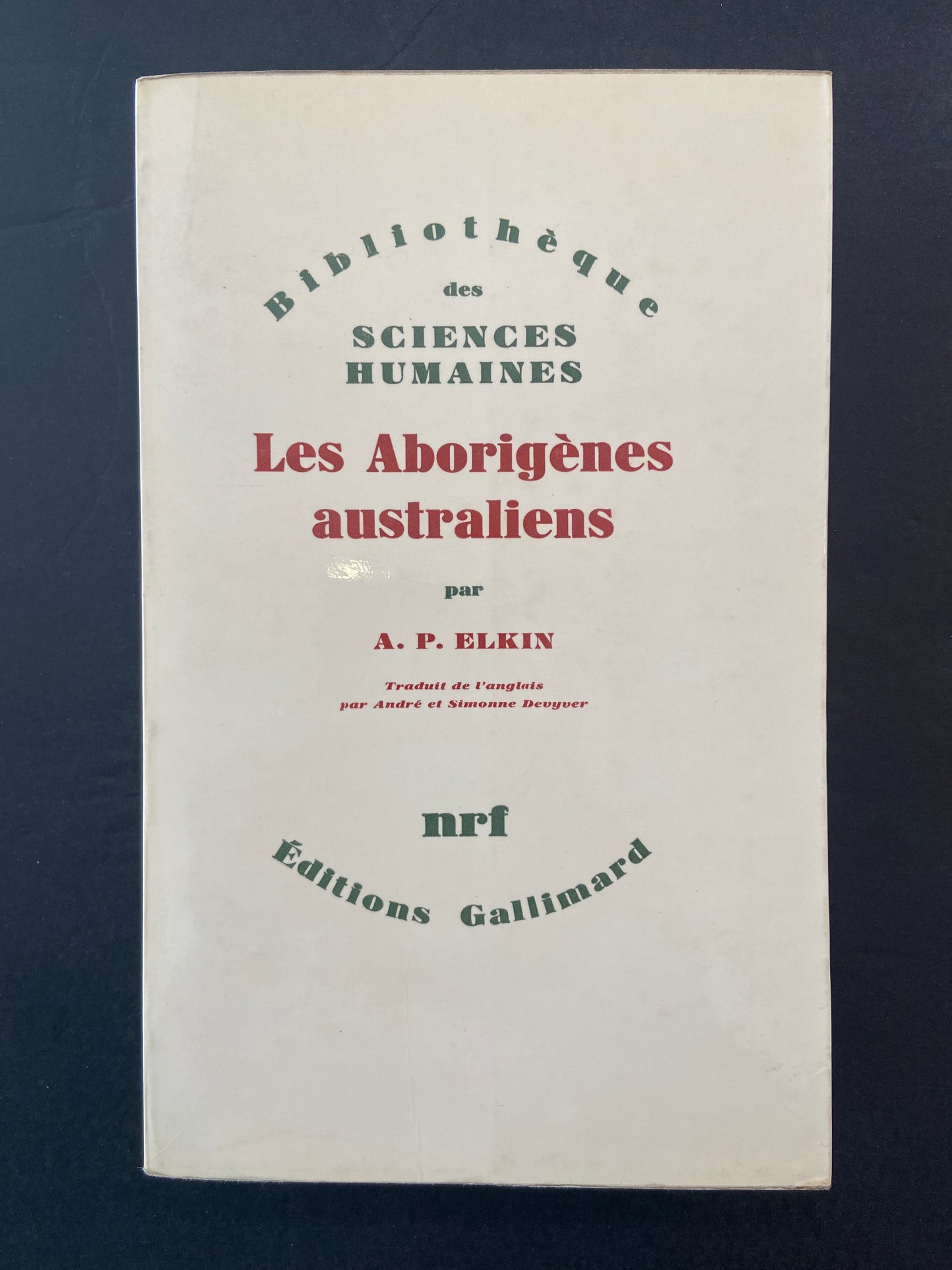 LES ABORIGÈNES D'AUSTRALIE