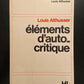 ÉLÉMENTS D'AUTO-CRITIQUES