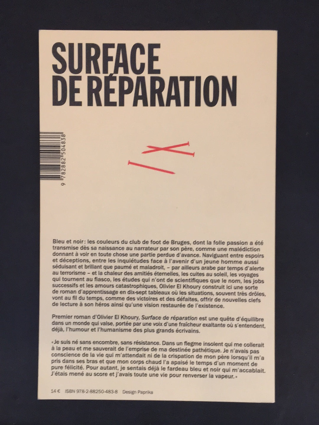 SURFACE DE RÉPARATION