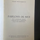 PARLONS DE MOI