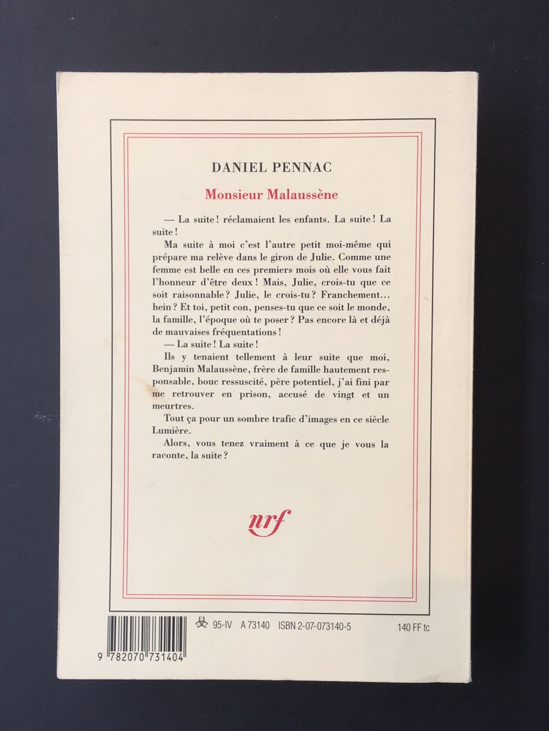 MONSIEUR MALAUSSÈNE