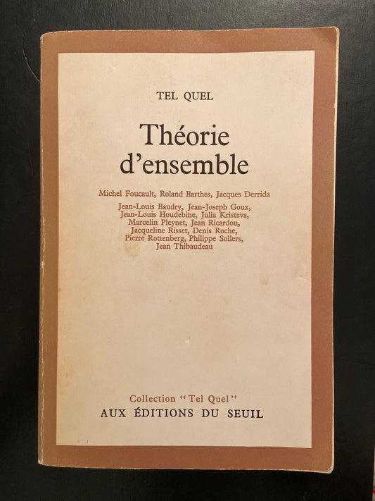 THÉORIE D'ENSEMBLE