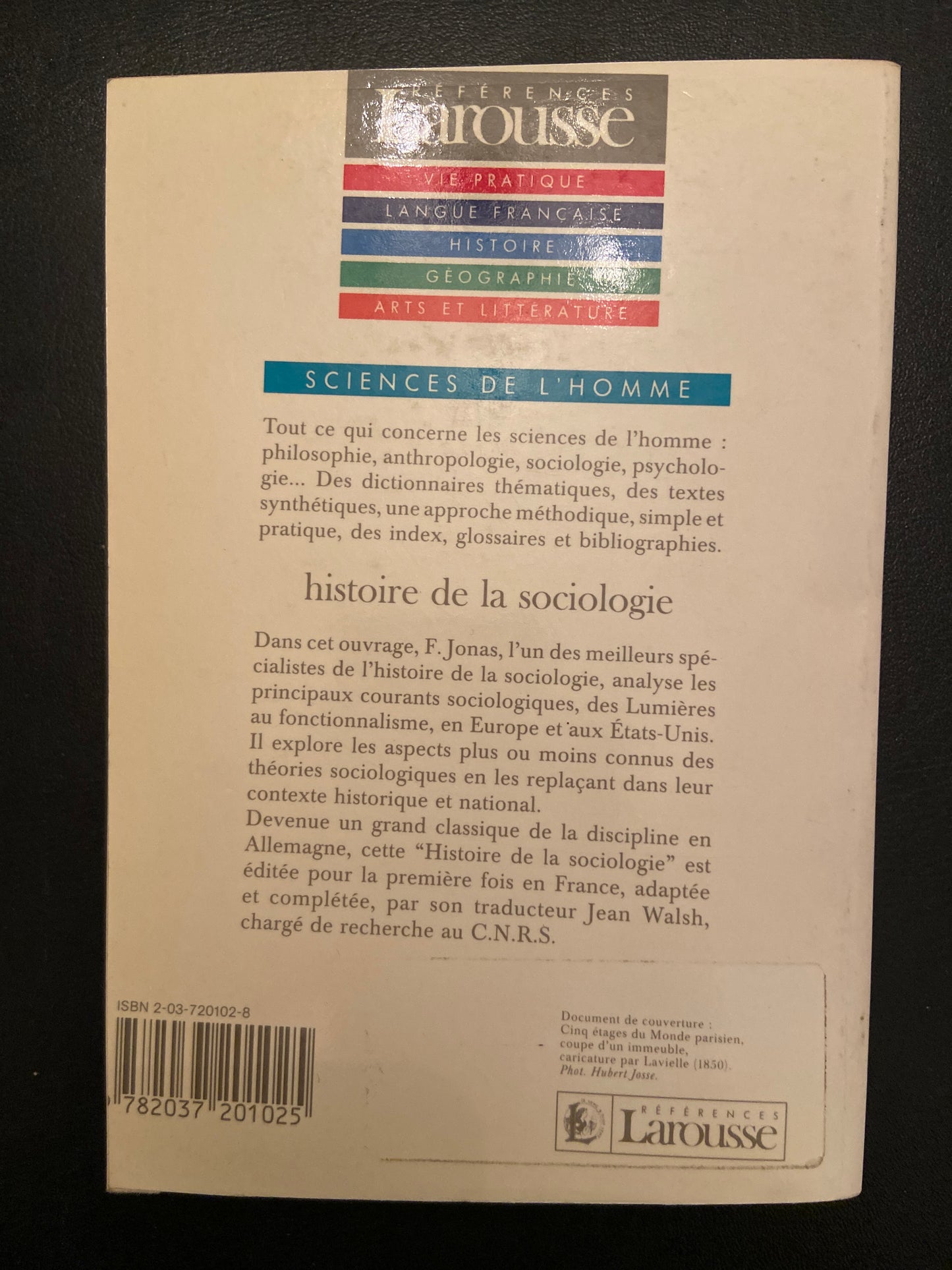 HISTOIRE DE LA SOCIOLOGIE - DES LUMIÈRES À LA THÉORIE DU SOCIAL