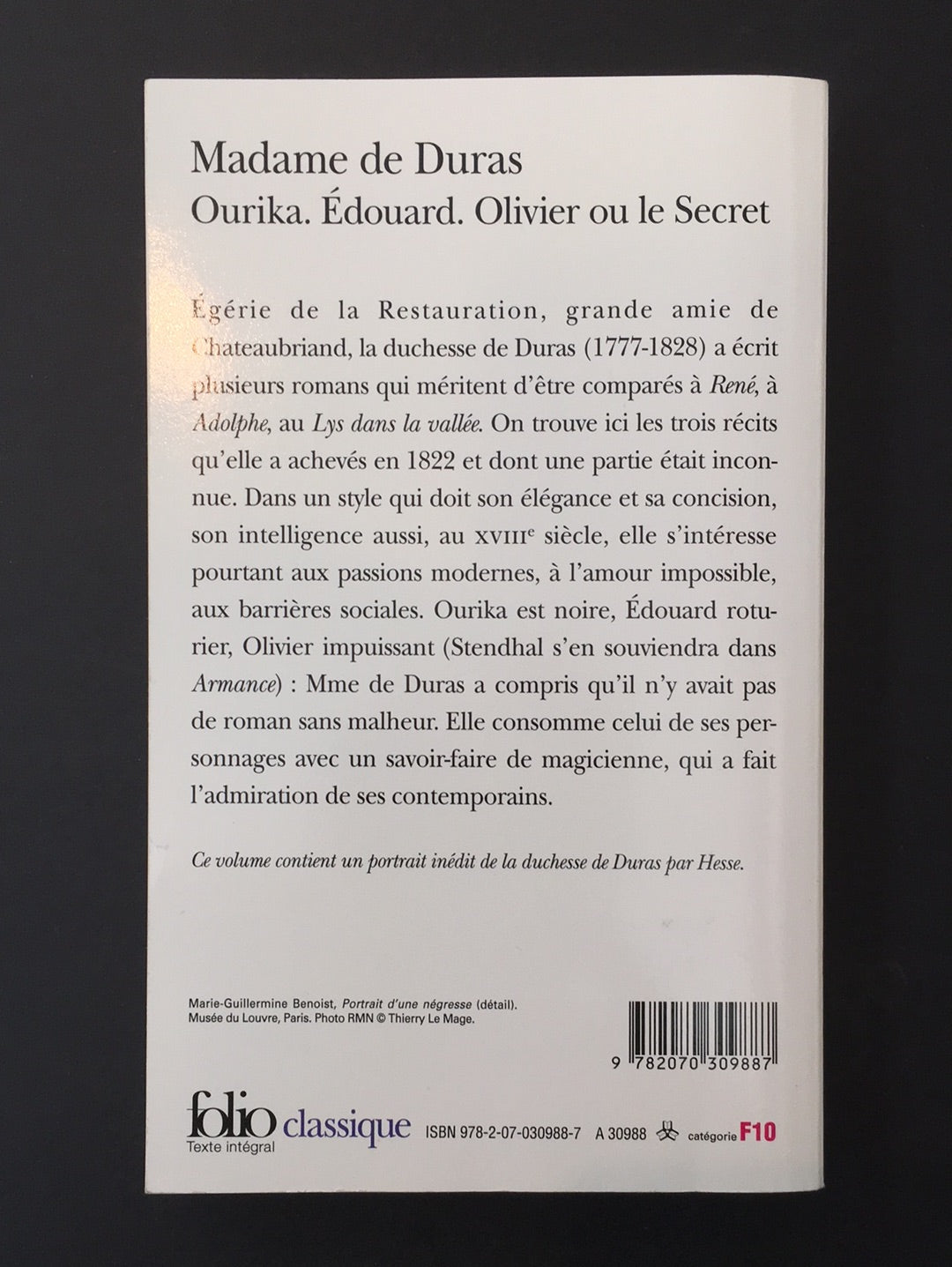 OURIKA - ÉDOUARD - OLIVIER OU LE SECRET