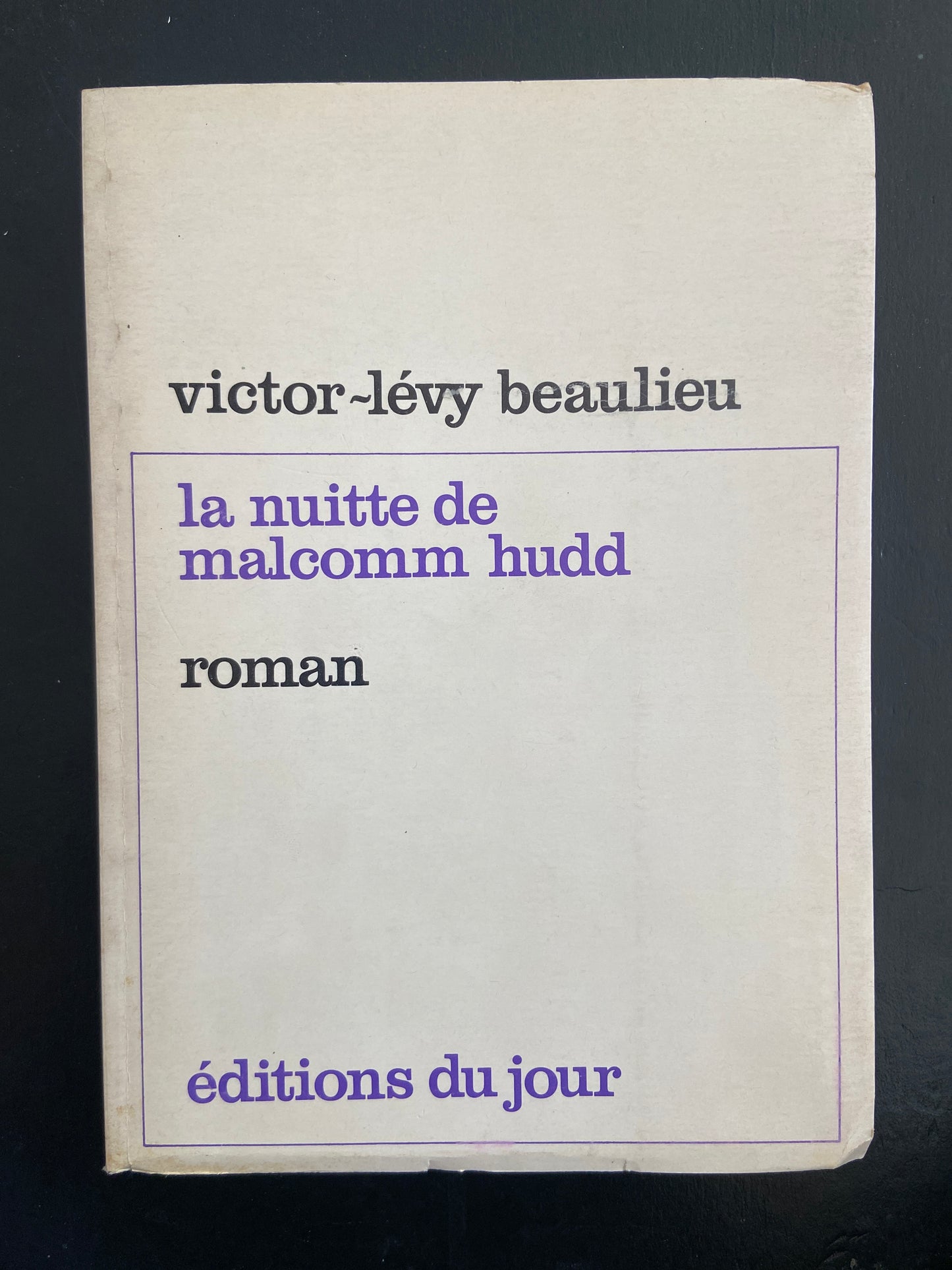 LA NUITTE DE MALCOMM HUDD