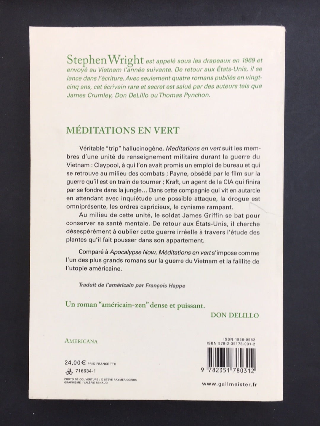 MÉDITATIONS EN VERT