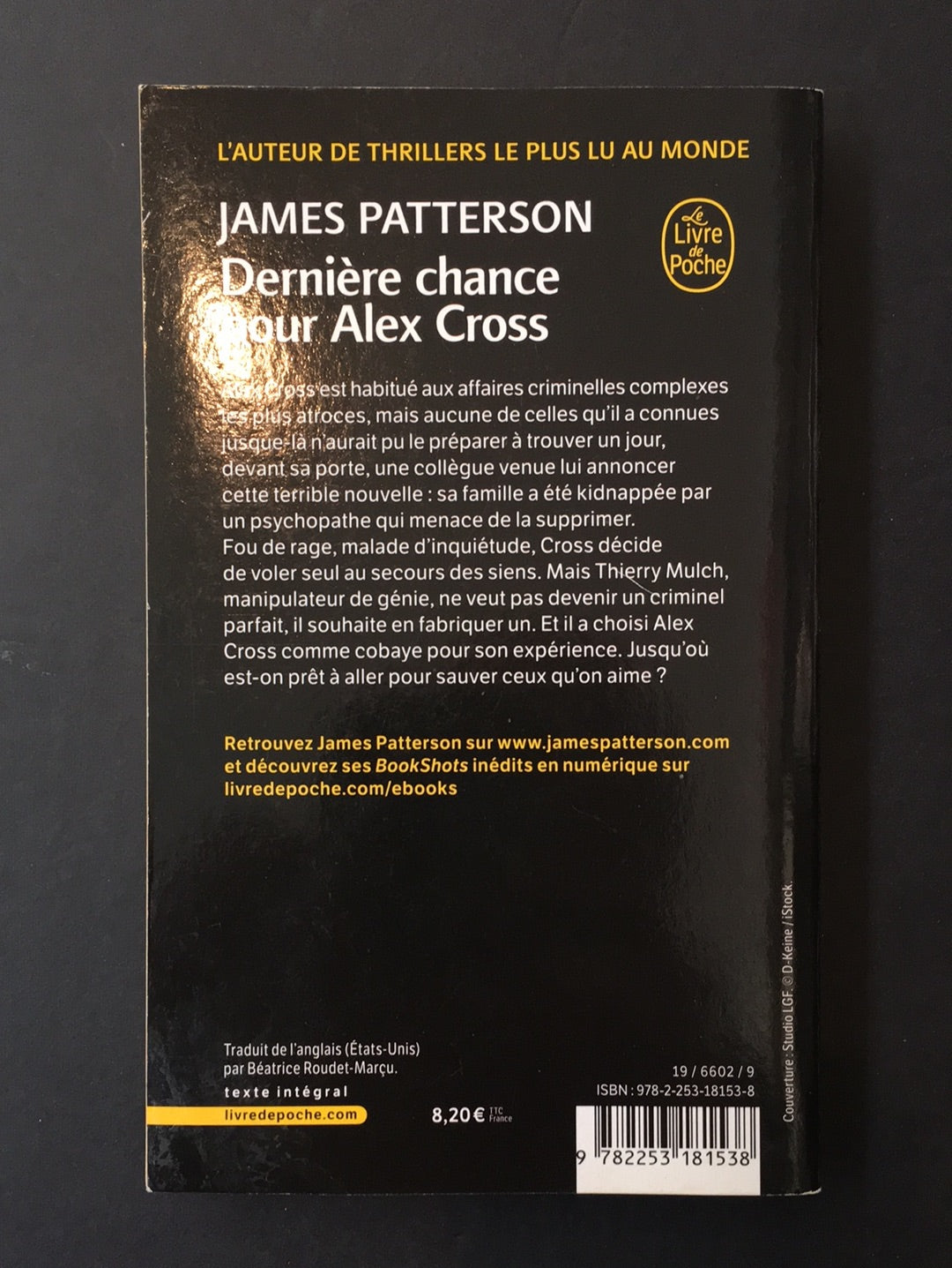 DERNIÈRE CHANCE POUR ALEX CROSS