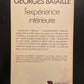 L'EXPÉRIENCE INTÉRIEURE
