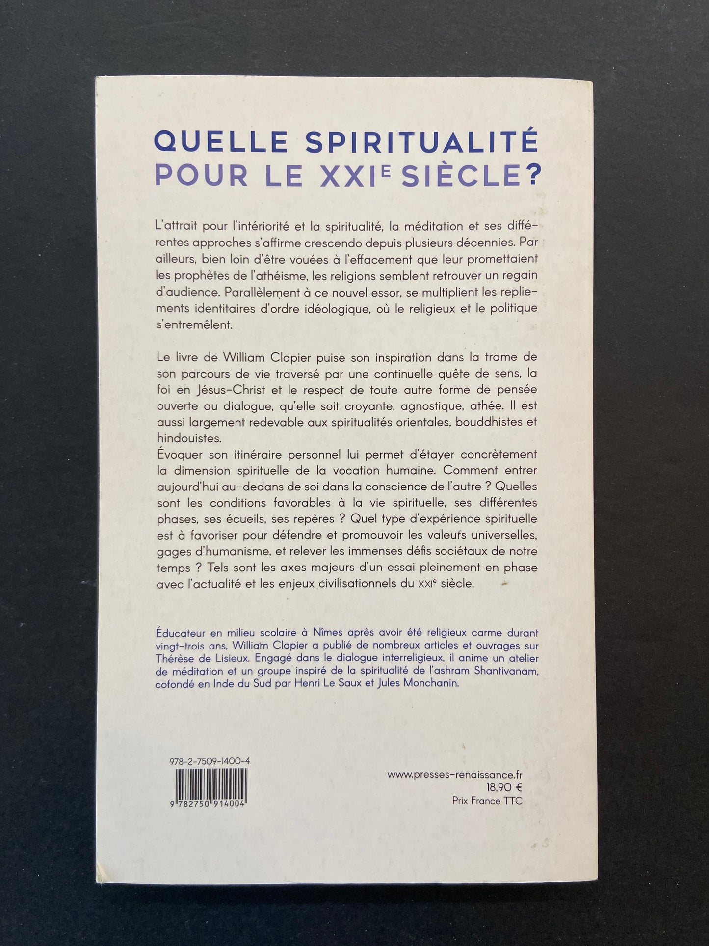 QUELLE SPIRITUALITÉ POUR LE XXÈ SIÈCLE