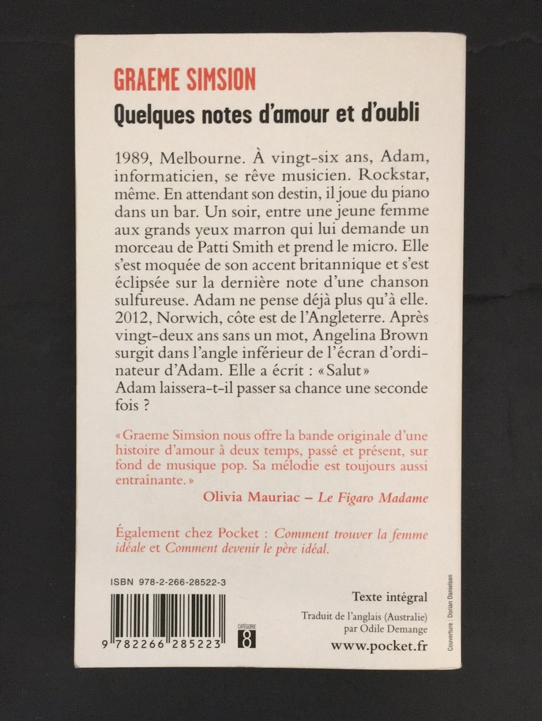 QUELQUES NOTES D'AMOUR ET D'OUBLI