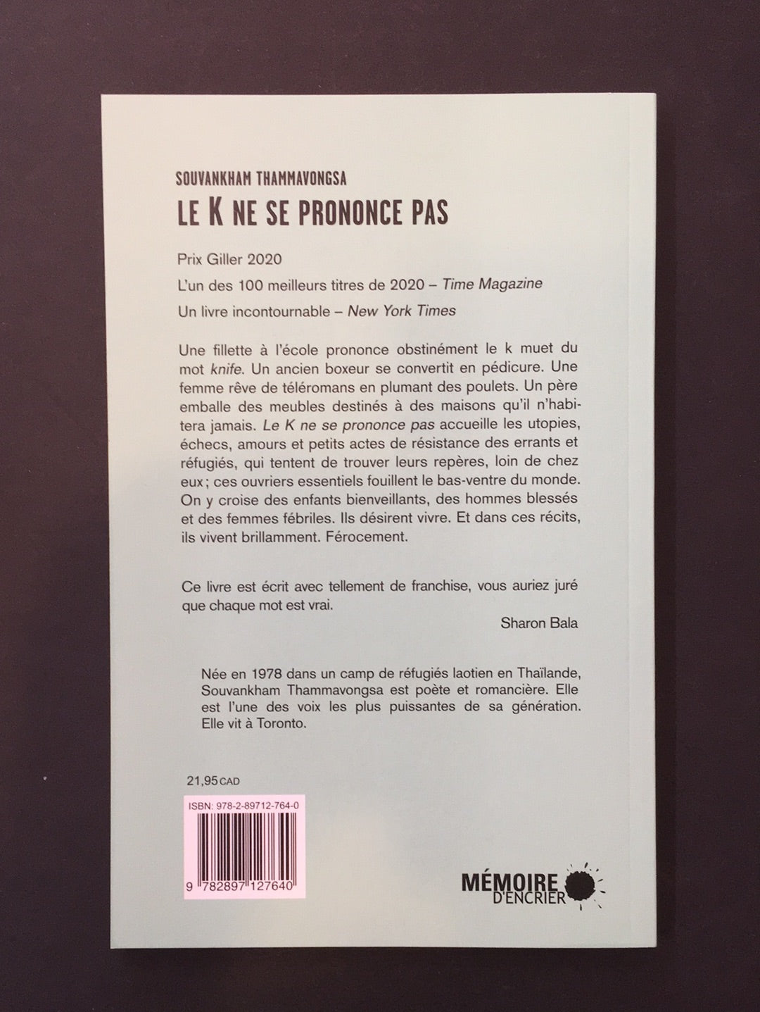 LE K NE SE PRONONCE PAS