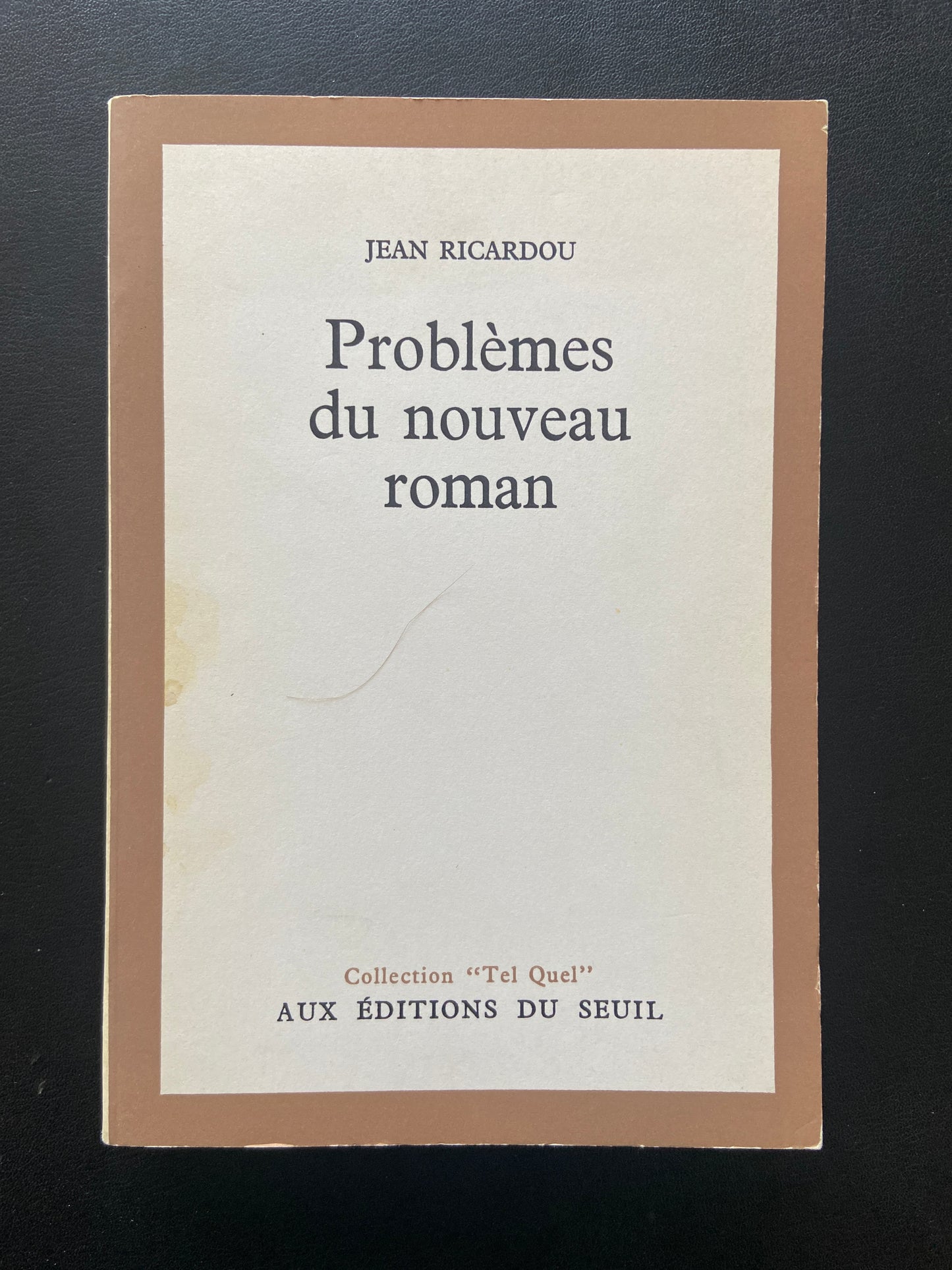 PROBLÈMES DU NOUVEAU ROMAN