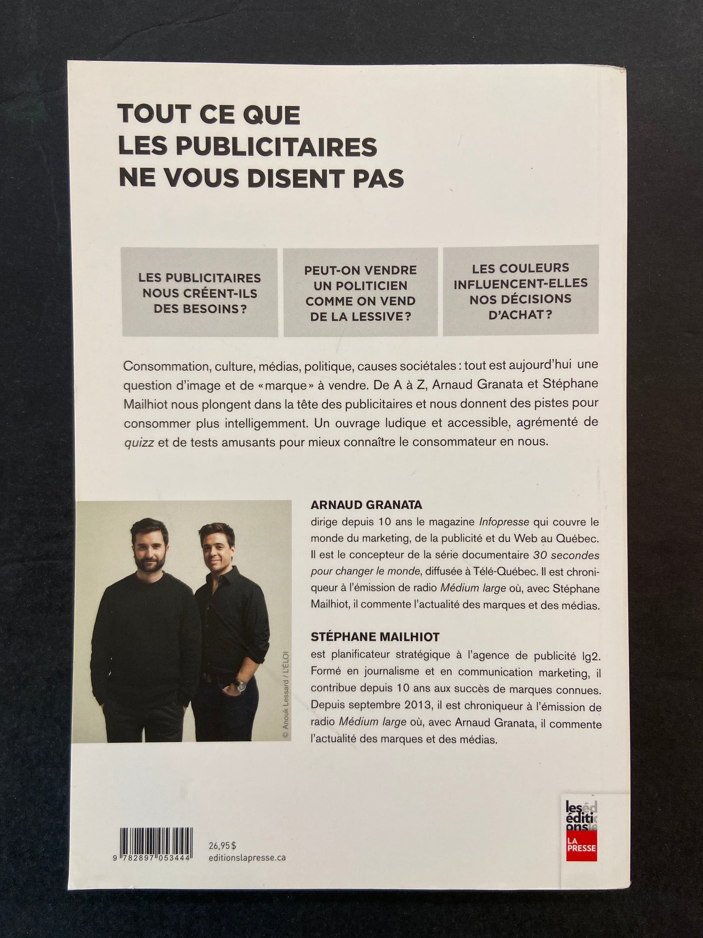 TOUT CE QUE LES PUBLICITAIRES NE VOUS DISENT PAS